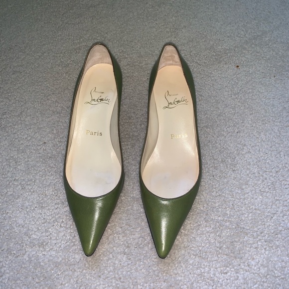 Christian Louboutin Shoes - Christian Louboutin Green Heels